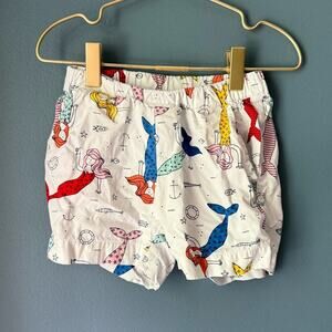 Hanna Andersson Mermaid Print Shorts
